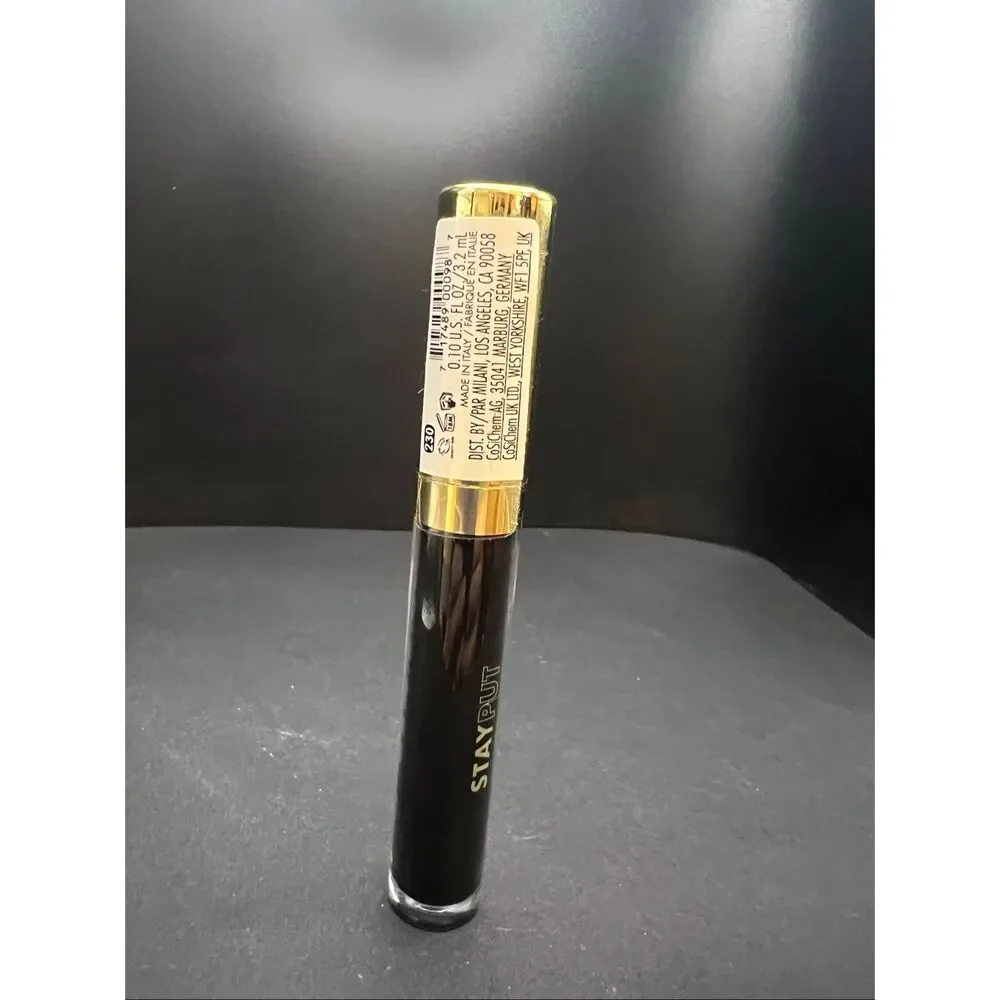 New Sealed Milani Stay Put Liquid Lip Longwear Lipstick Villain Era 230 Black